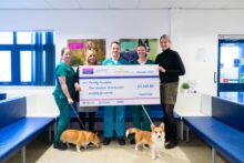 featured image of eastcott team with cheque